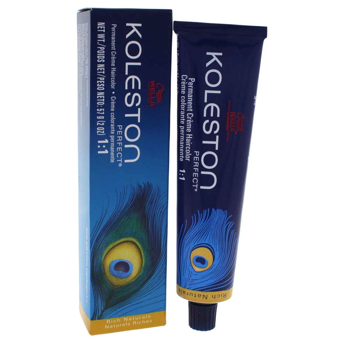 Wella Koleston Perfect Permanent Creme Hair Color, 2 oz - 7/1