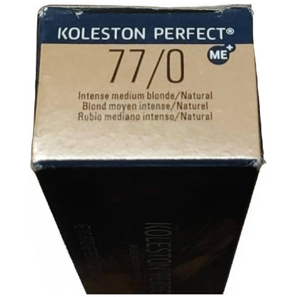 Wella Koleston Perfect Permanent Creme Hair Color, 2 oz - 77/0 Intense Medium Blonde Natural