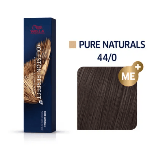 Wella Koleston Perfect Me+ Permanent Creme Hair Color (44/0 Intense Medium Brown/Natural) - VIP Extensions