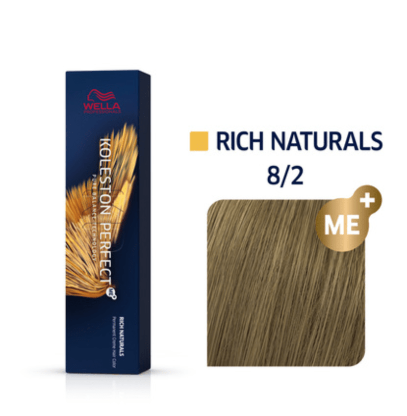 Wella Koleston Perfect Me+ Permanent Creme Hair Color 8/2 - VIP Extensions
