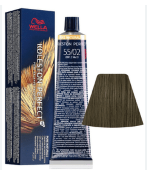 Wella Koleston Perfect Me+ Permanent Hair Color Pure Naturals,2 oz(Choose Color) 55/02 - VIP Extensions