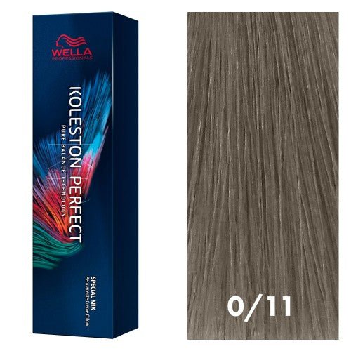 Wella Koleston Perfect Permanent Creme Hair Color, 2 oz - 0/19 Ash