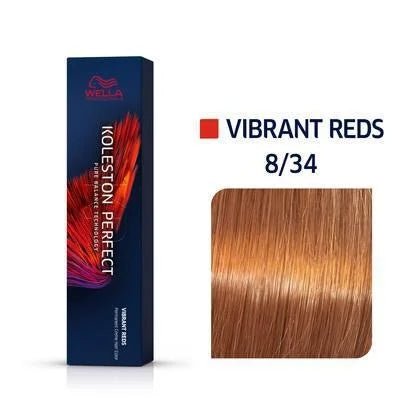 Wella Koleston Perfect Vibrant Reds 8/34 Light Blonde/gold Red - VIP Extensions