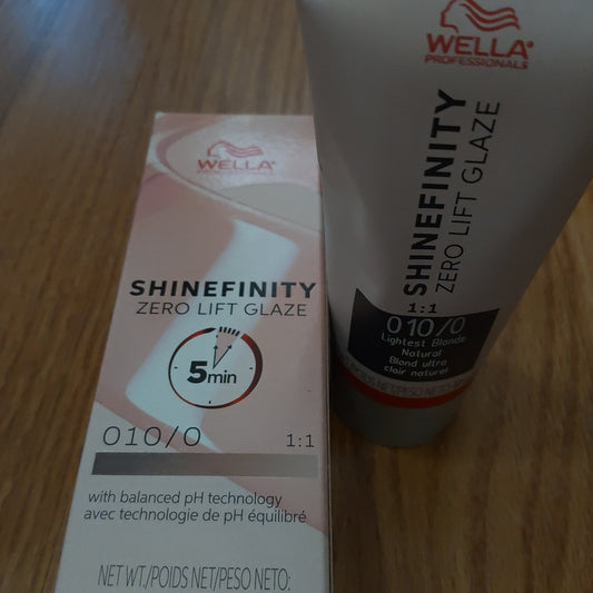 Wella ShineFinity Zero Lift Glaze 2 oz 08/98 Light Blonde - VIP Extensions