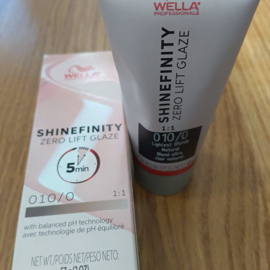 Wella ShineFinity Zero Lift Glaze 2 oz Hair Color Choose Your Shade 010/0 - VIP Extensions