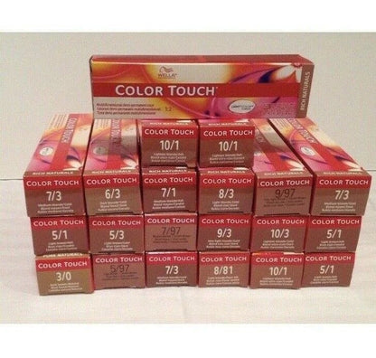 Wella Color Touch Demi-Permanent Hair Color, 2 oz - 7/97 Medium Blonde Cendre Brown