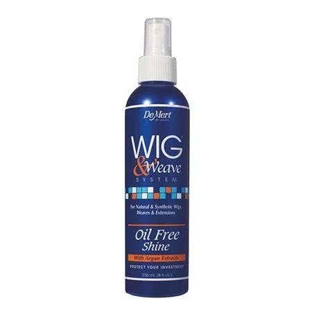 Wig & Weave Oil Free Shine with Argan Extracts Spray for Natural and Synthetic Hair.8 Oz - VIP Extensions
