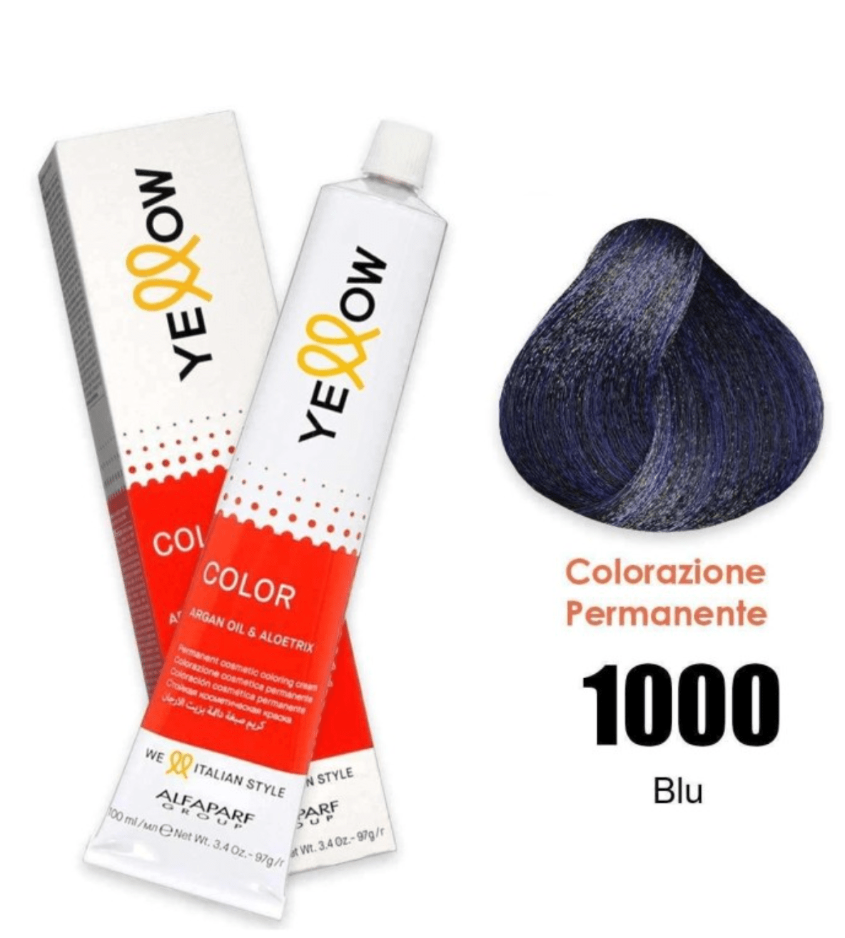 Yellow Colour Cream 1000 Blue 100 ml - VIP Extensions