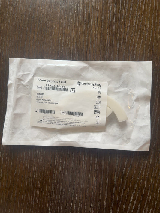 Zeltiq CoolSculpting Elite Foam Borders S150 two-piece pouch, REF CS-FB-15S-01-00