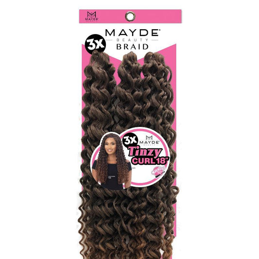Mayde Beauty Braid 3X Tinzy Curl 18" - VIP Extensions