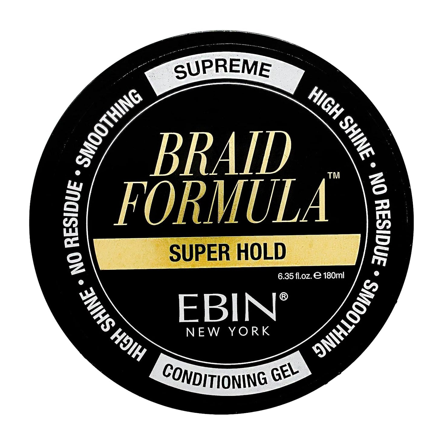 EBIN NEW YORK Braid Formula Conditioning Gel, Super Hold, 11oz - VIP Extensions