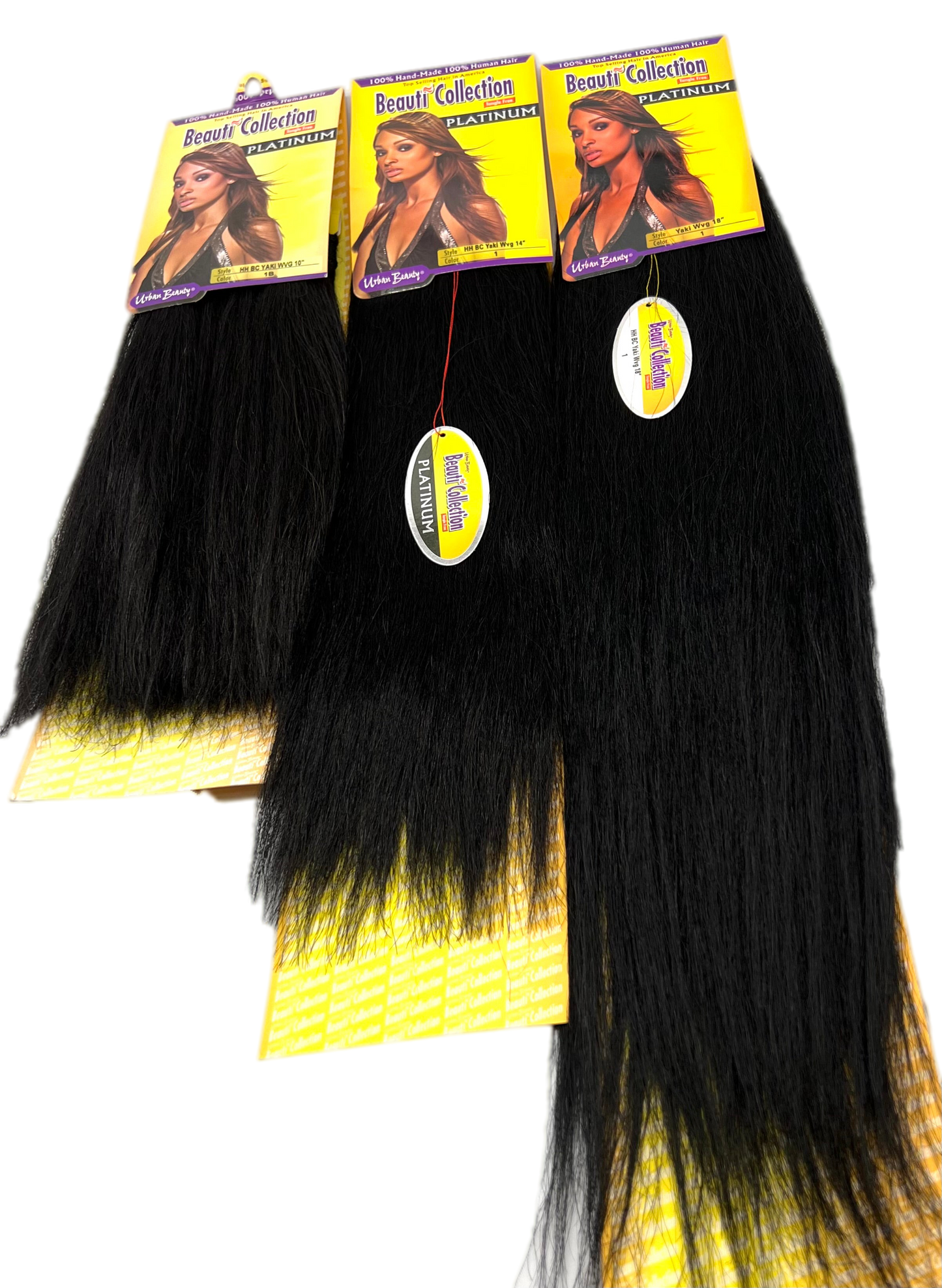 Beauti Collection Human Hair Weave -Yaki Weave