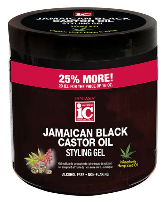 20 OZ JAMAICAN BLACK CASTOR OIL STYLING GEL - VIP Extensions