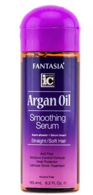 Fantasia IC Argan Oil Smoothing Serum Straight and Soft Hair 6.2 Oz
