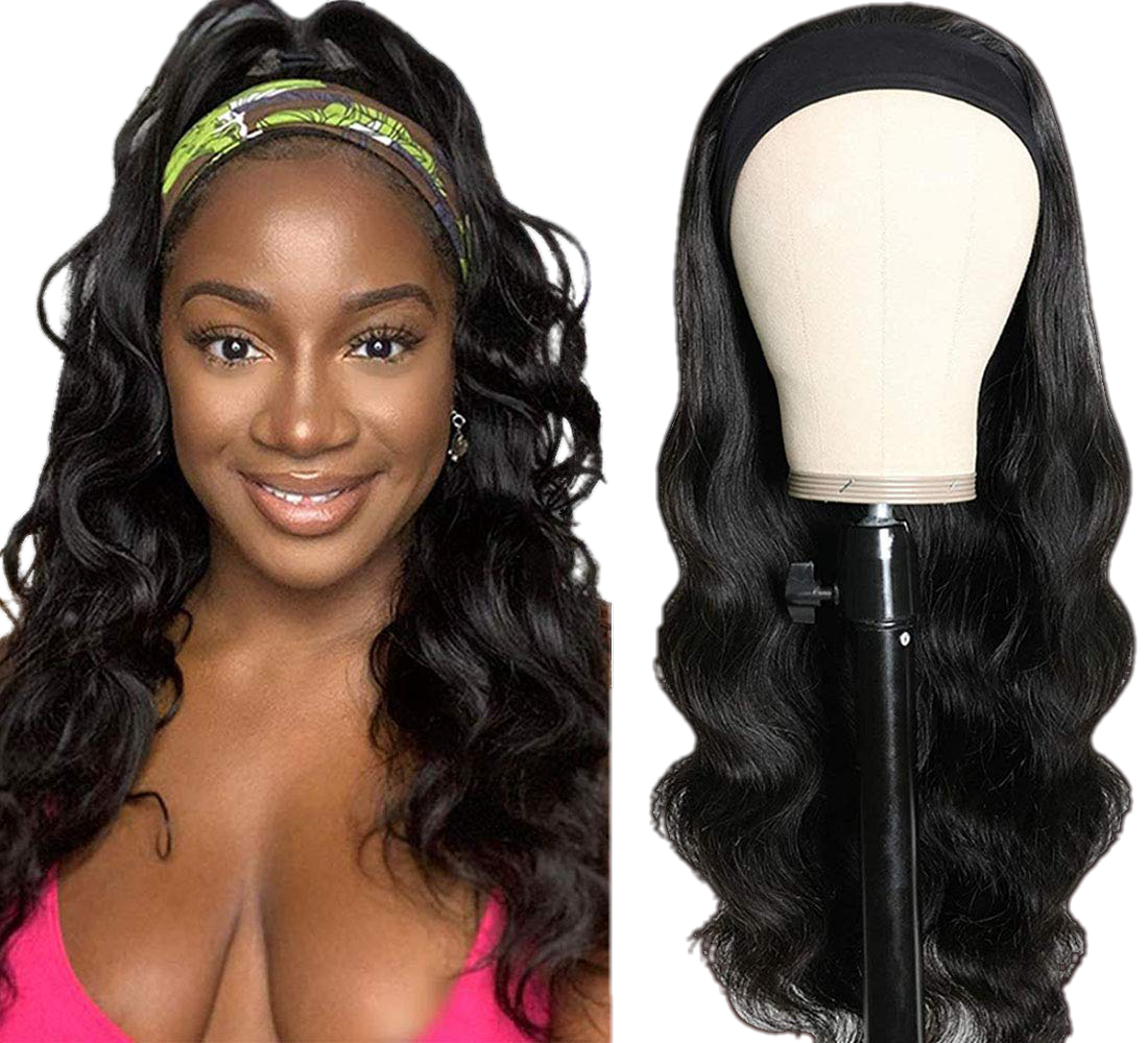 Headband Wig Body Wave Human Hair - VIP Extensions