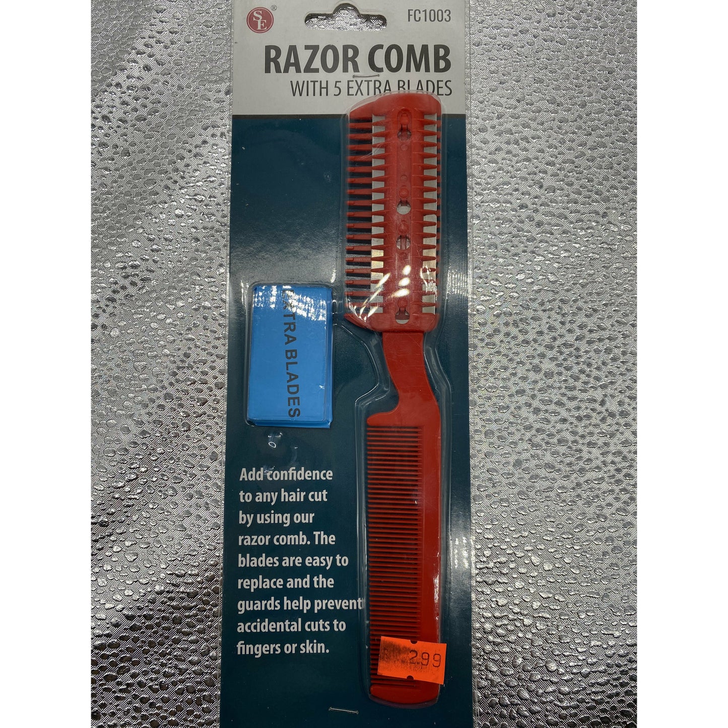 SE Razor Comb with 5 Extra Blades - VIP Extensions