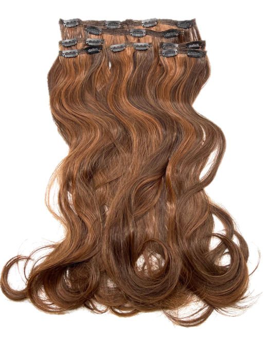 Illusions Collection Mermaid Clip (7 pieces Clip On) 22 inch