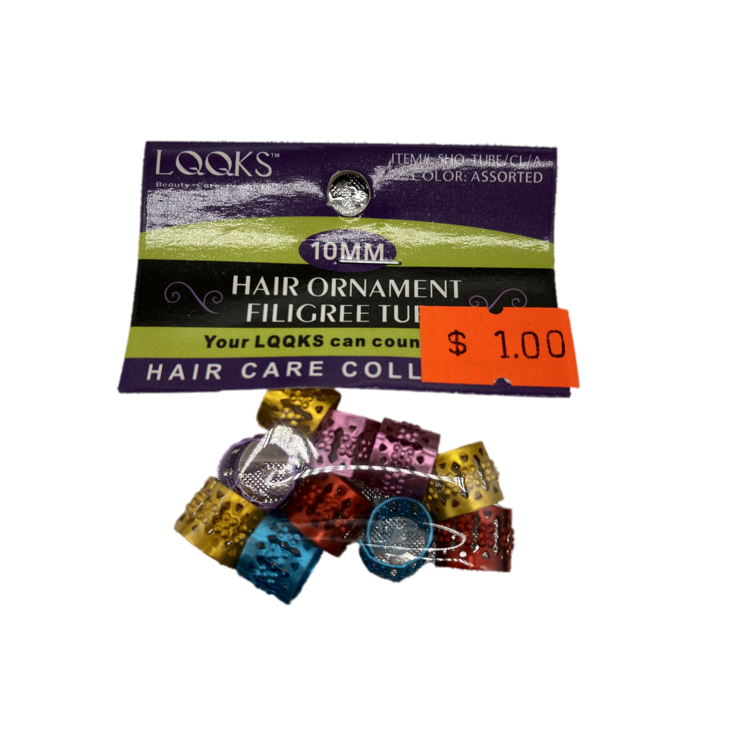 LQQKS (Braiding Accessories) Hair Ornament Filigree Tube