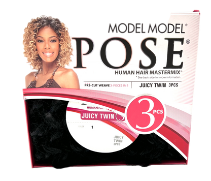Model Model Pose Human Hair Blend  JUICY TWIN 3PCS - VIP Extensions