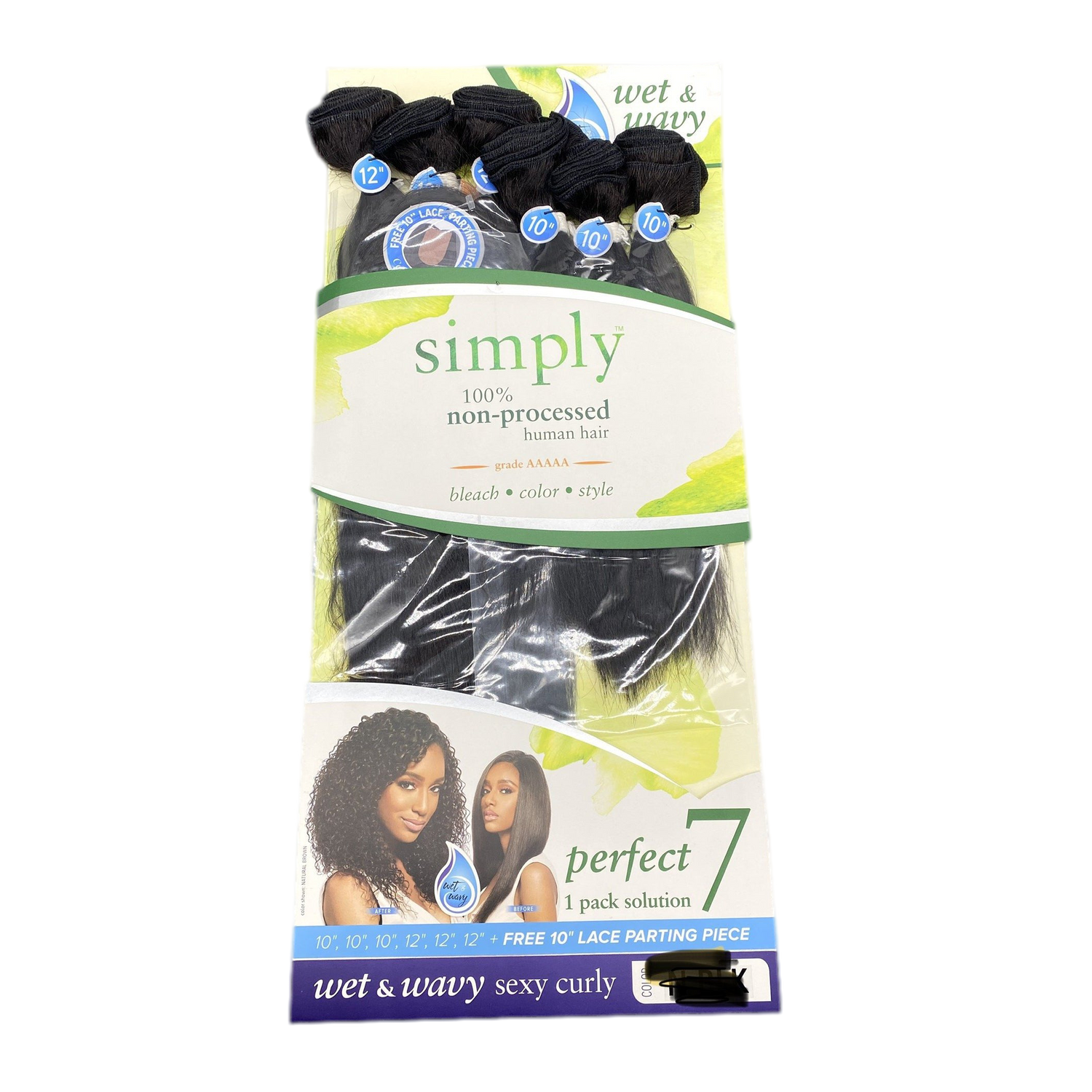 Outre Simply Perfect 7 100% Brazilian Unprocessed Human Hair Bundle (10''12'') - VIP Extensions