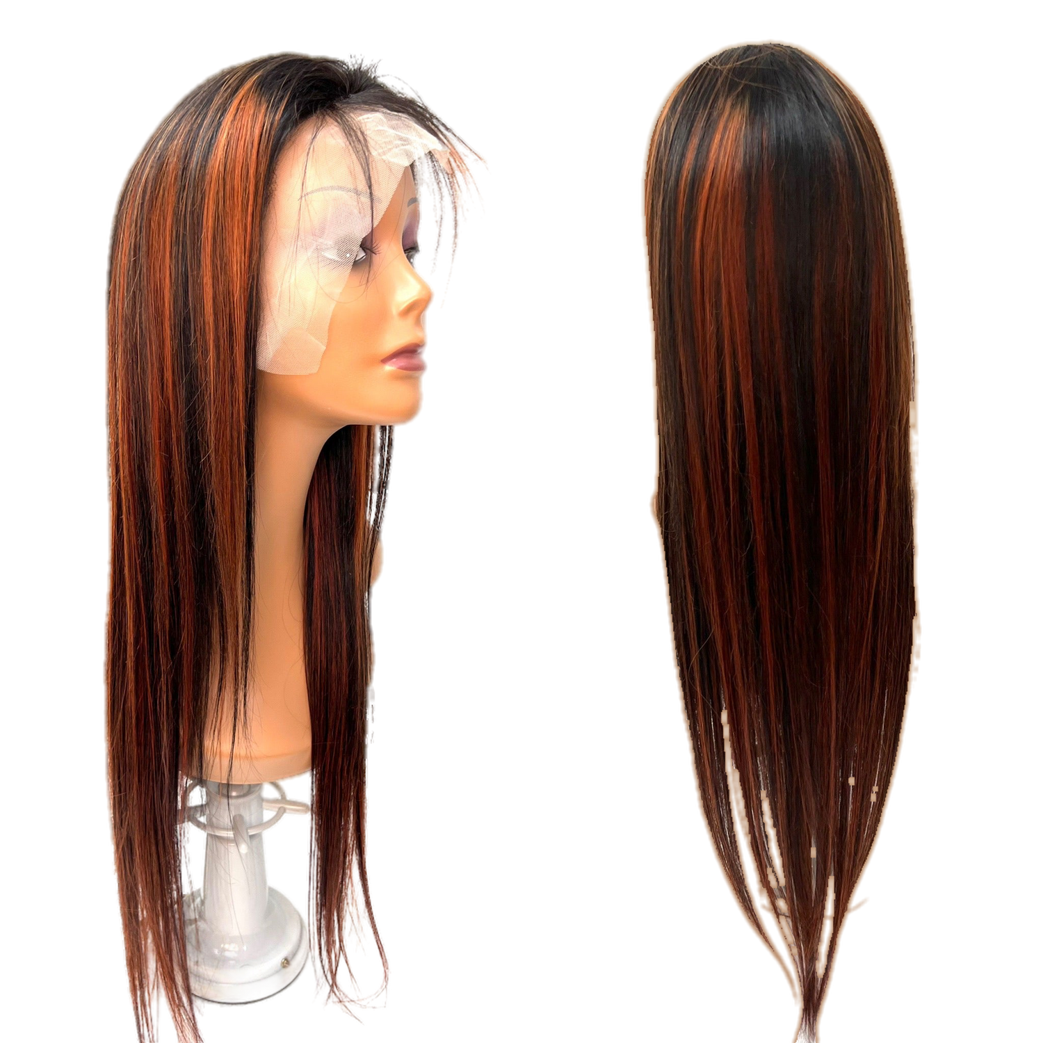 RIO Straight Color Human Hair Front Lace Wig - VIP Extensions