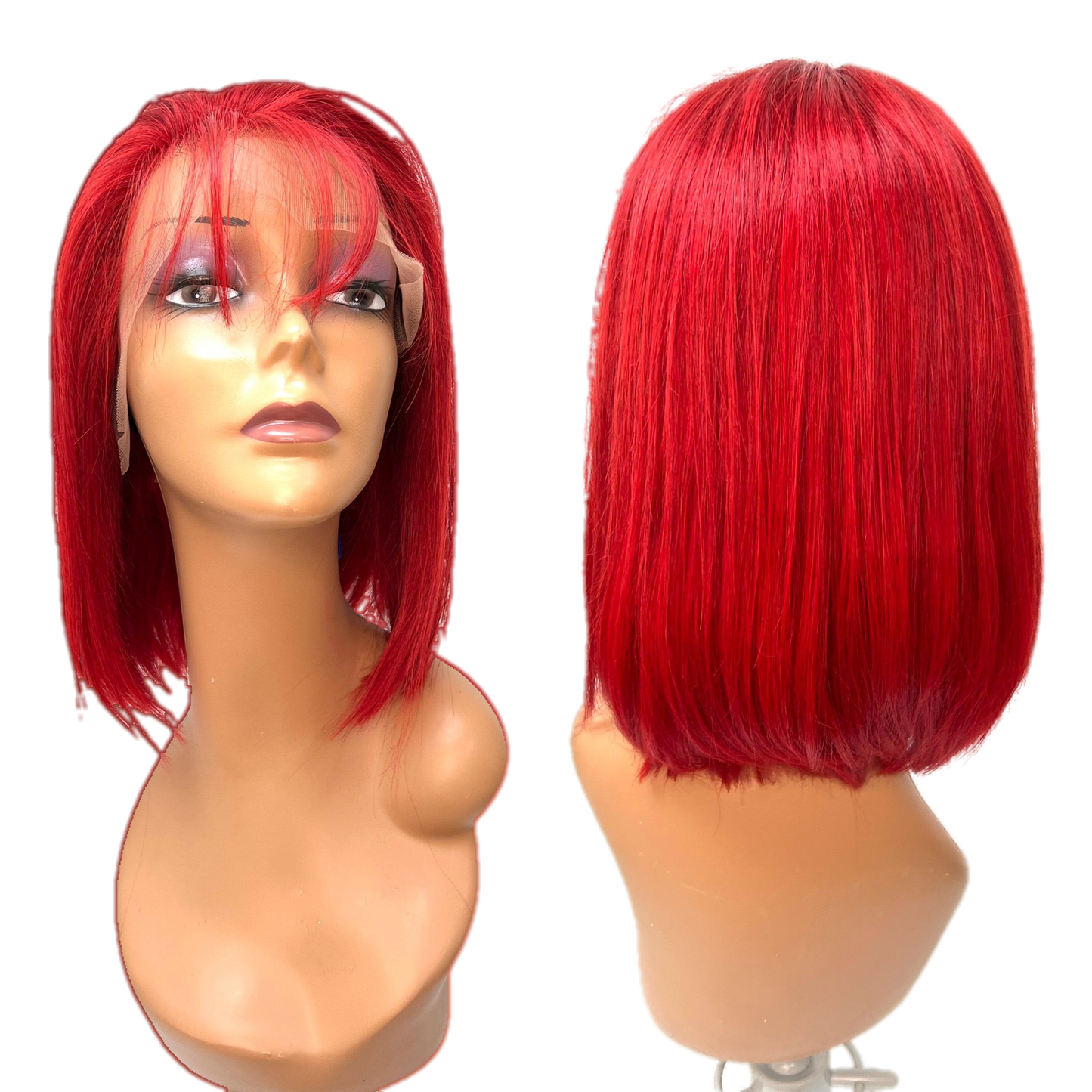 RIO Straight Color Human Hair Front Lace Wig