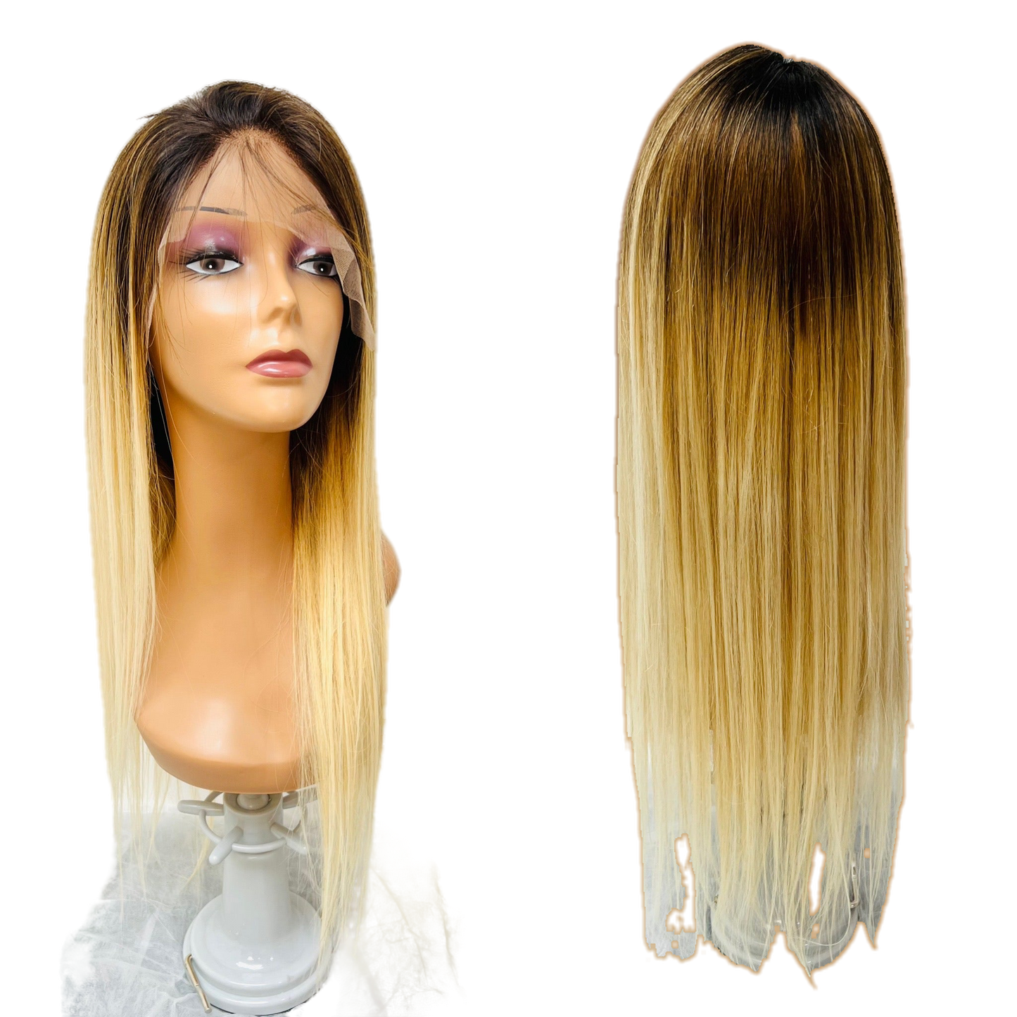 RIO Straight JLO Blond Human Hair 13x4 Wig - VIP Extensions
