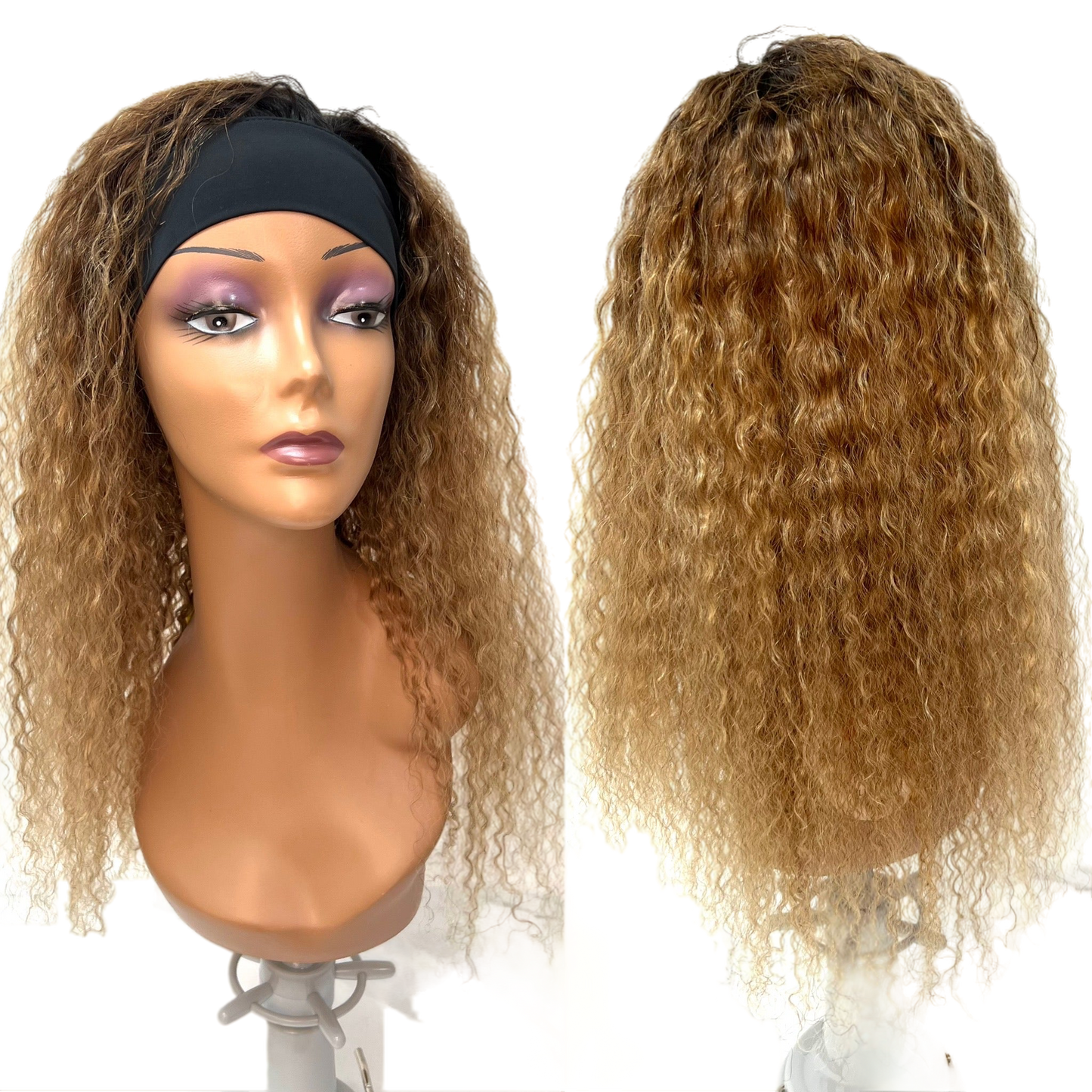 RIO Bohemian  Headband Glueless  Wig Human hair