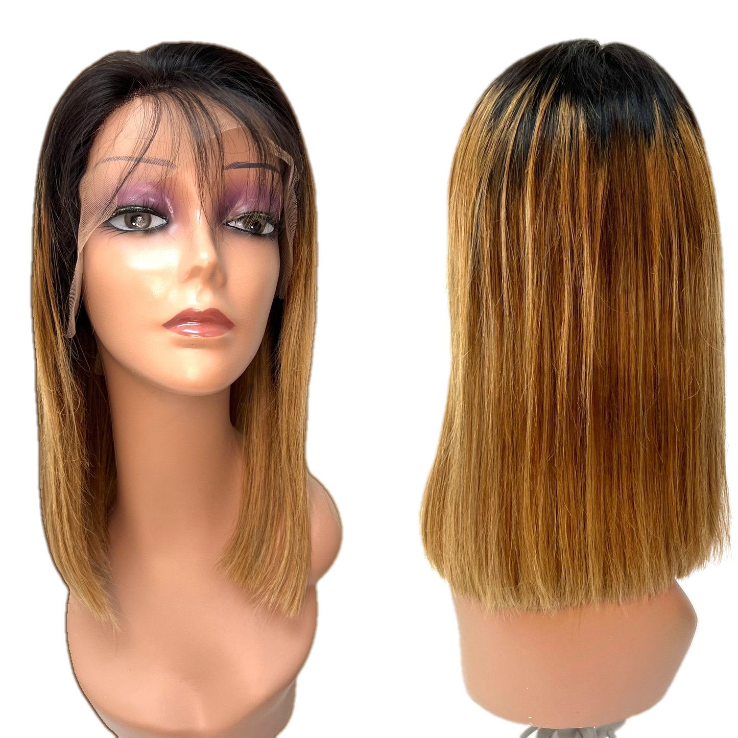 Rio Human Hair Front Lace Wig - GOLD