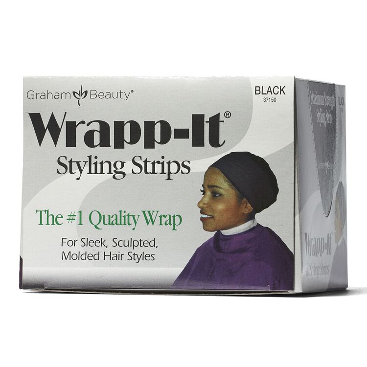Graham Professional Beauty Wrapp-It Black Styling Strips - VIP Extensions