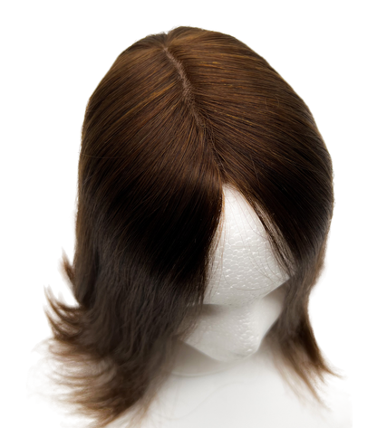 Silk Base  Cuticle Remy Human  Hair Toppers Hair  14'' - VIP Extensions