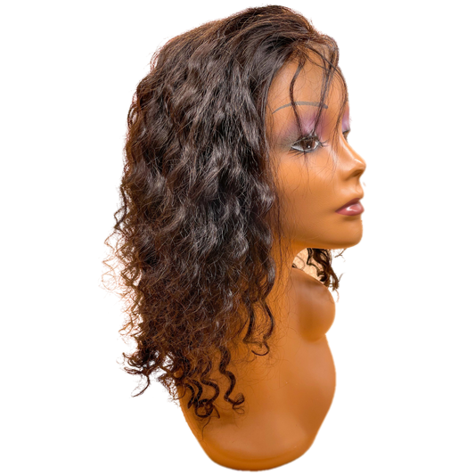 Valerie 10A Lace wig  360 One Direction Cuticle Deep Wave 18'' - VIP Extensions