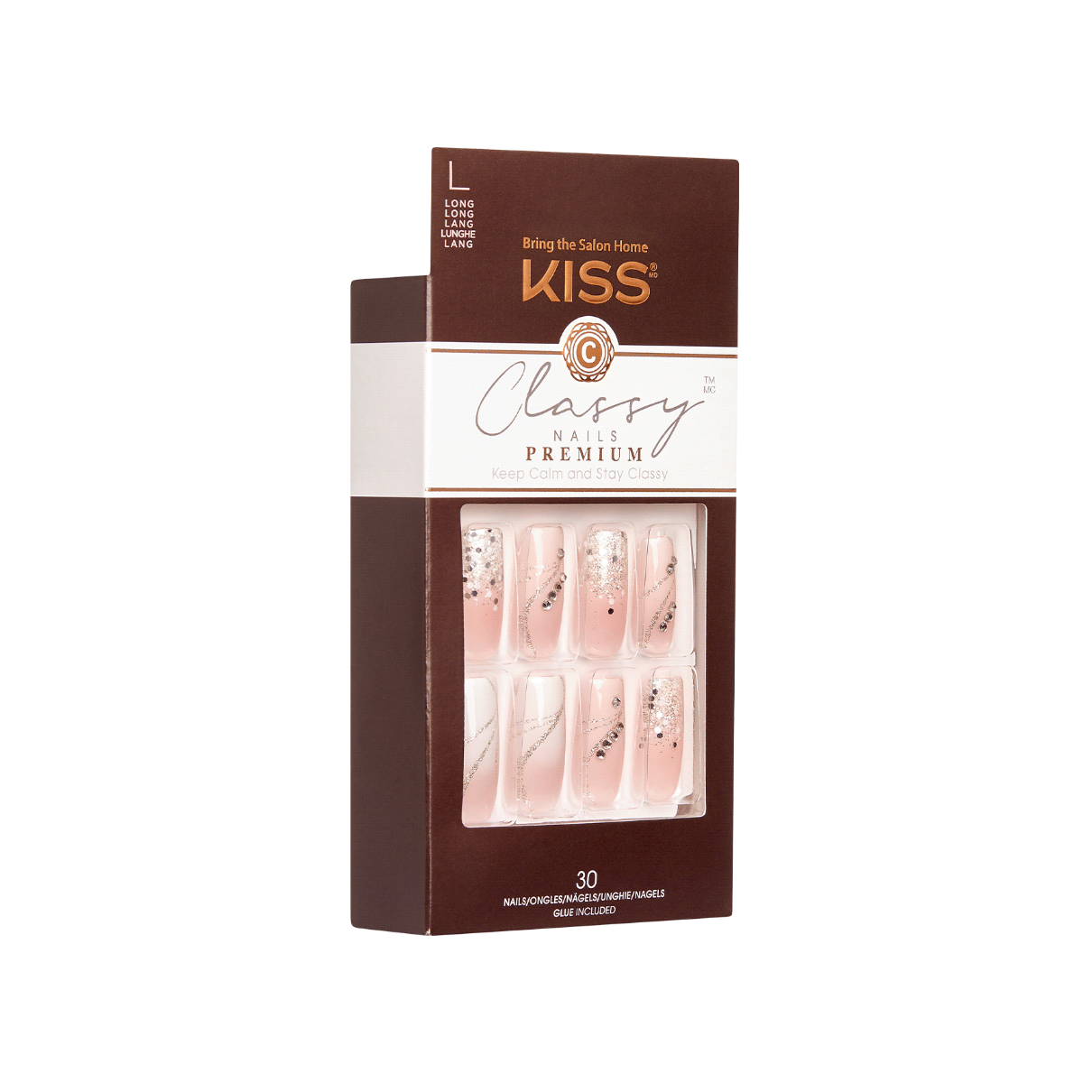 KISS Premium Classy Nails Crystal Crown - VIP Extensions