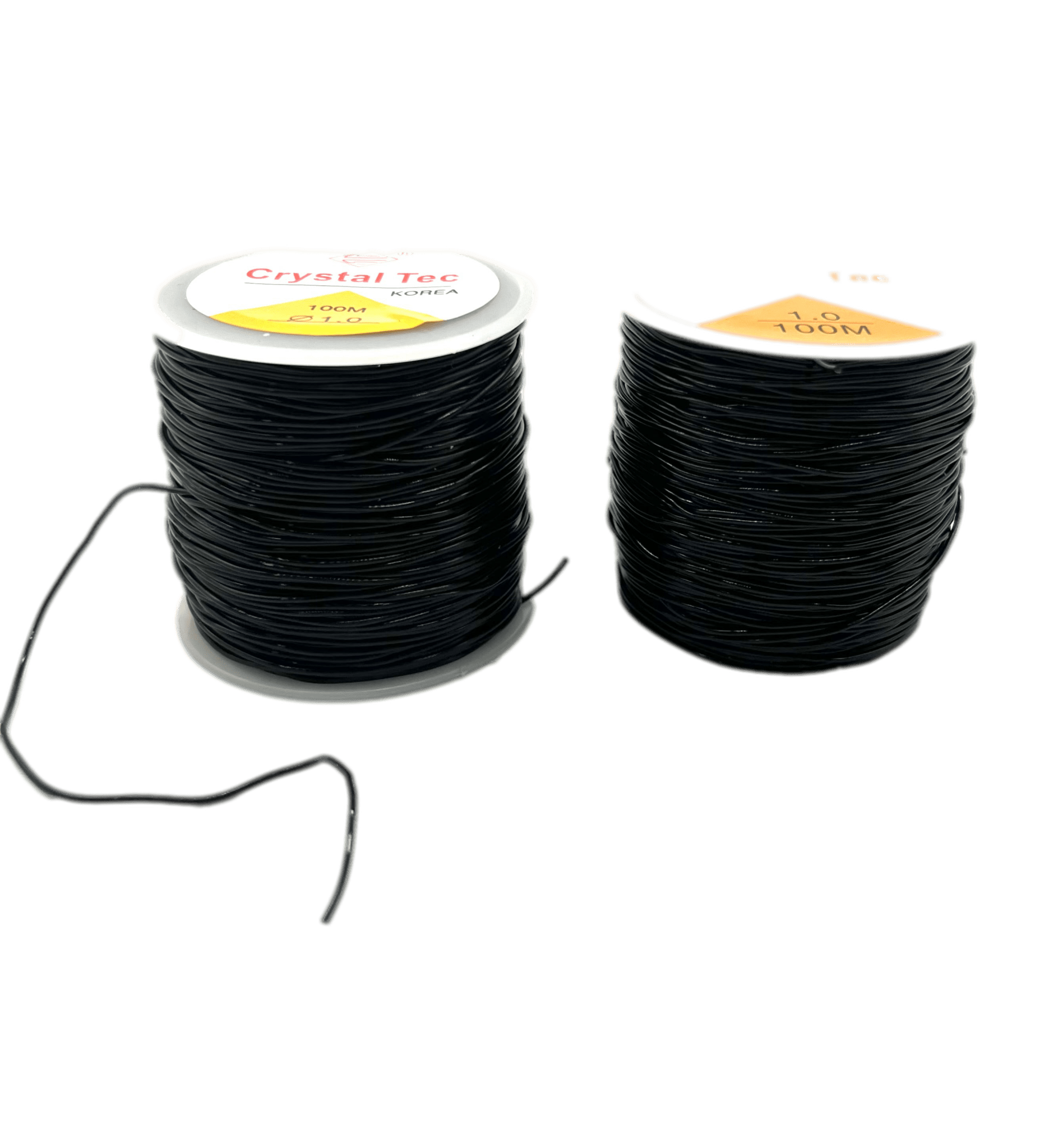 Elastic Thread Black - 100 meters - VIP Extensions