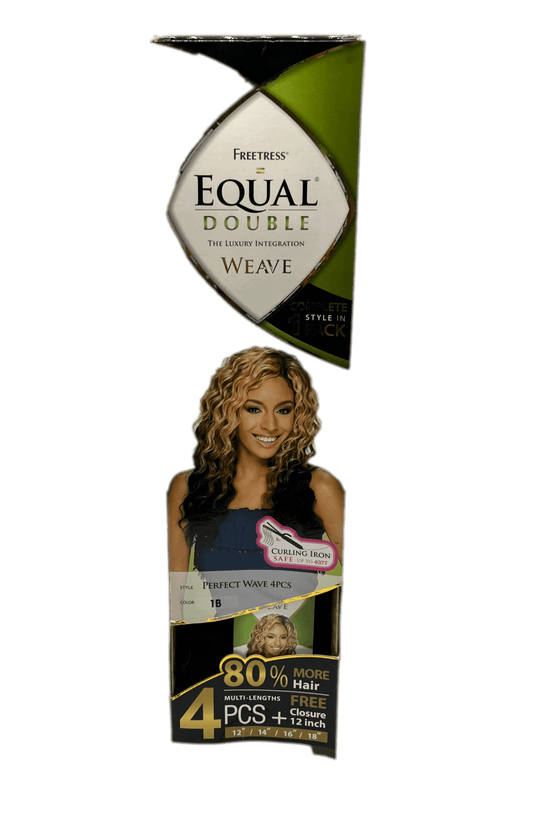 Freetress Equal Double Perfect Wave 4pcs + Closure - VIP Extensions