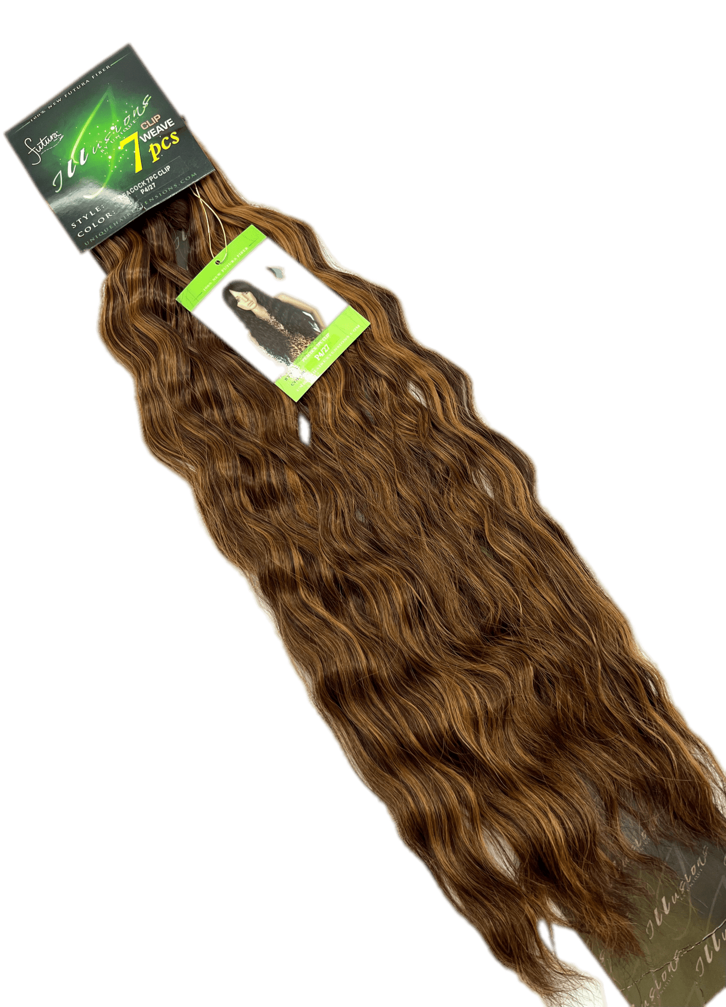 Illusions Collection Peacock Clip (7 piece Clip On) 22 Inch - VIP Extensions