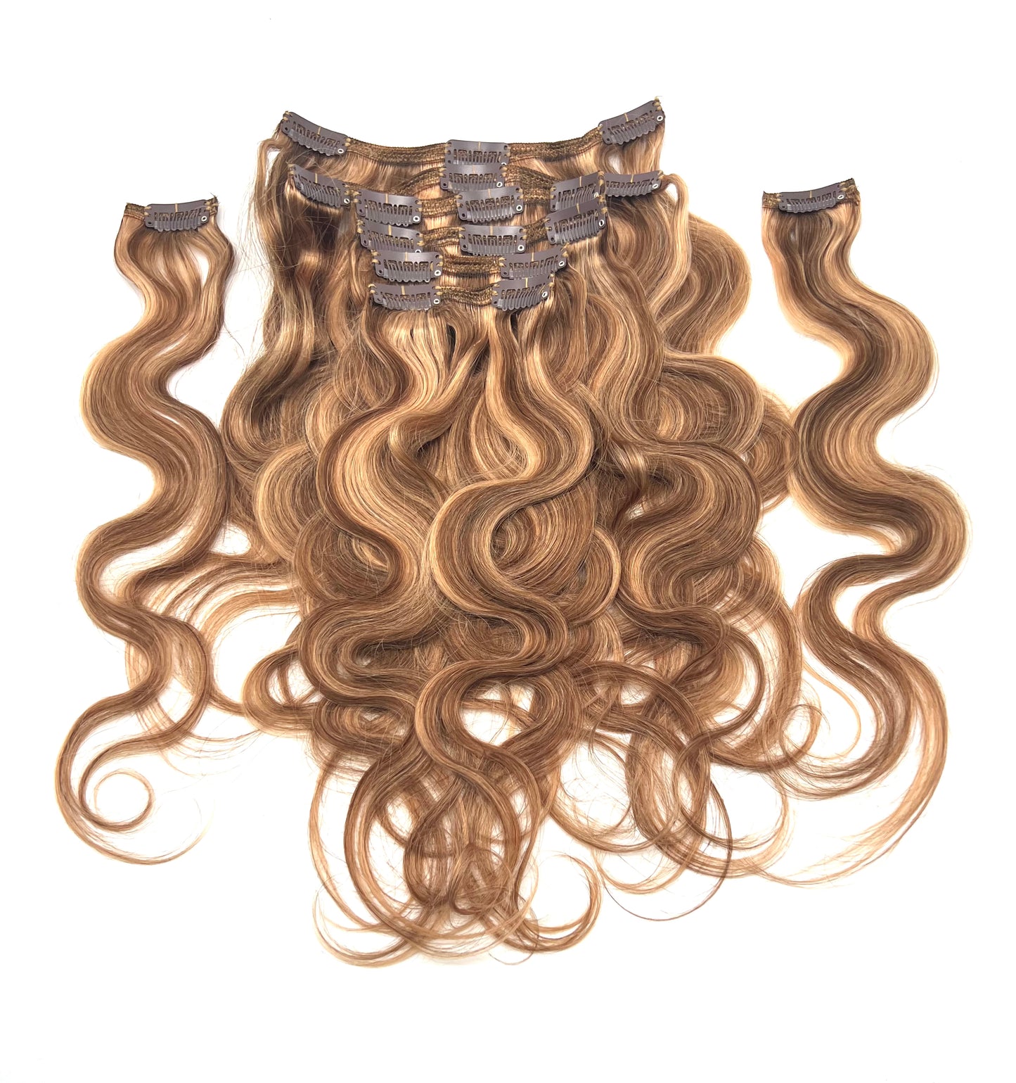 VIP Clip Extensions/ Body Wave  18"  140 grams - ClipeX System