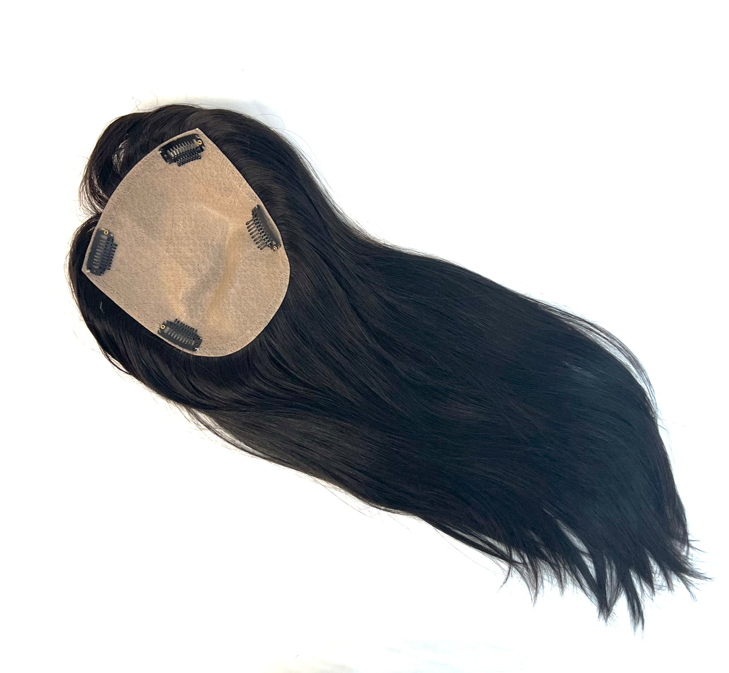 Virgin Remy Human Hair Silk Straight Top Topper Pieces (TP34)