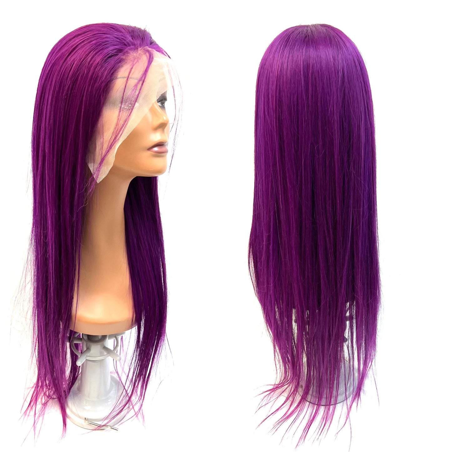 RIO Straight Color Human Hair Front Lace Wig
