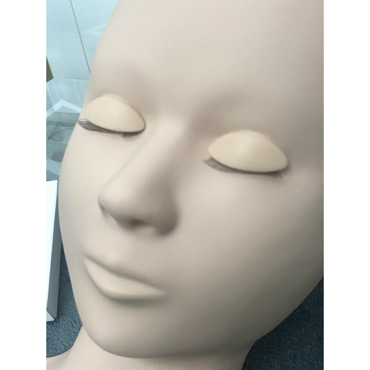 New Eyelash Practice Mannequin with 3 sets of removable eyes. - VIP Extensions