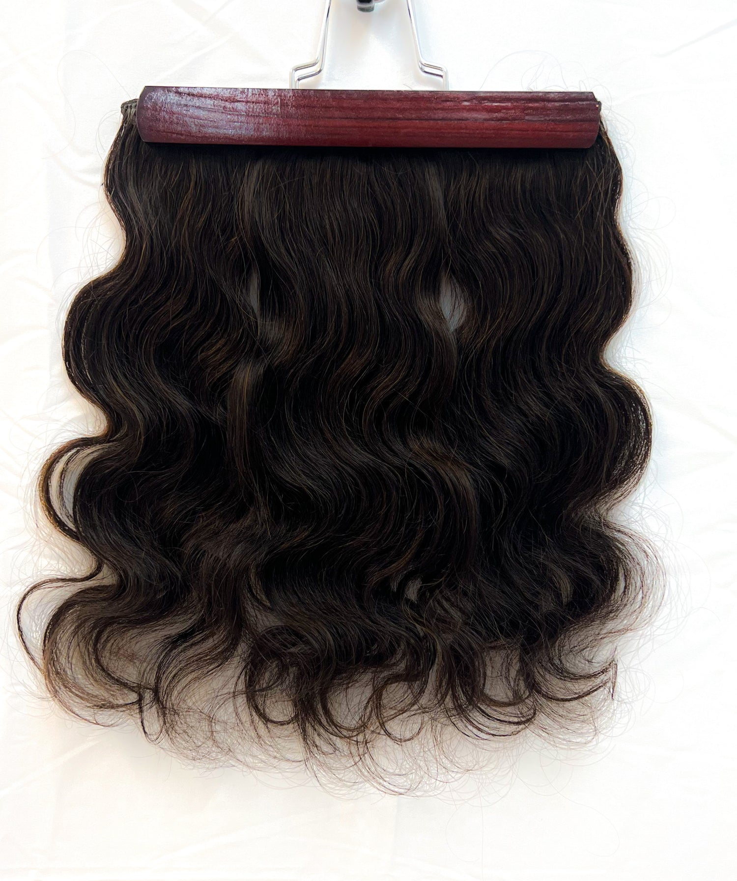 100% Human Hair Vip Brand BandX Halo  Body Wave 18'' with Clip - VIP Extensions