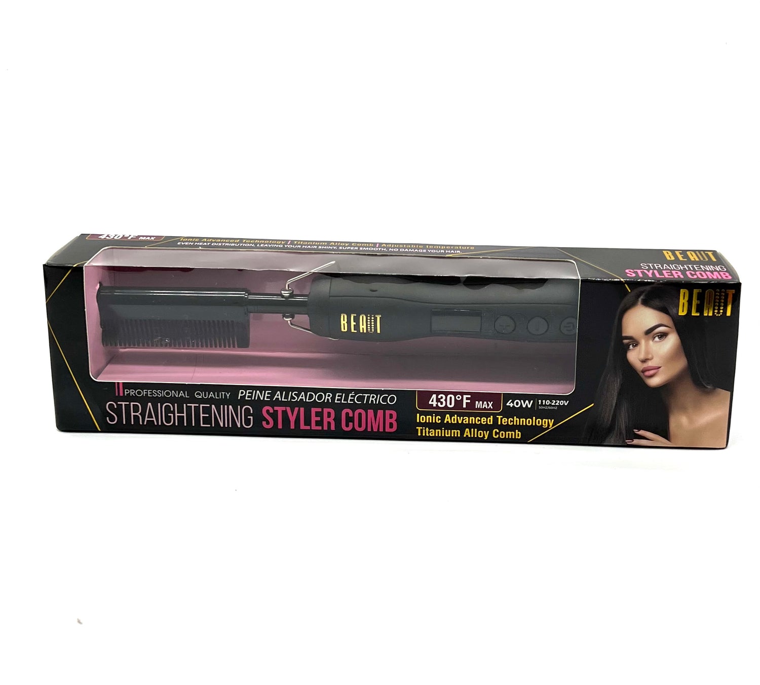 BEAUT  Straightening Styler Comb 430 °F max - VIP Extensions