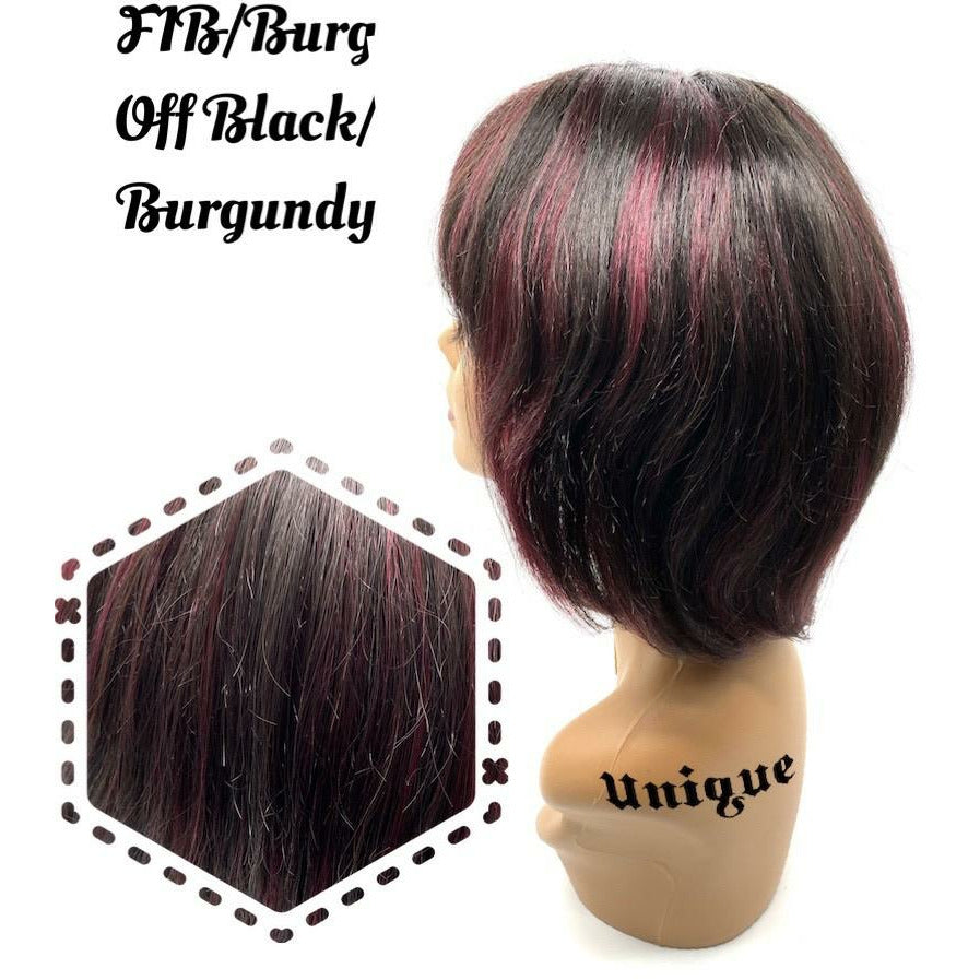 Unique's 100% Human Hair Full Wig / Style "T" - VIP Extensions