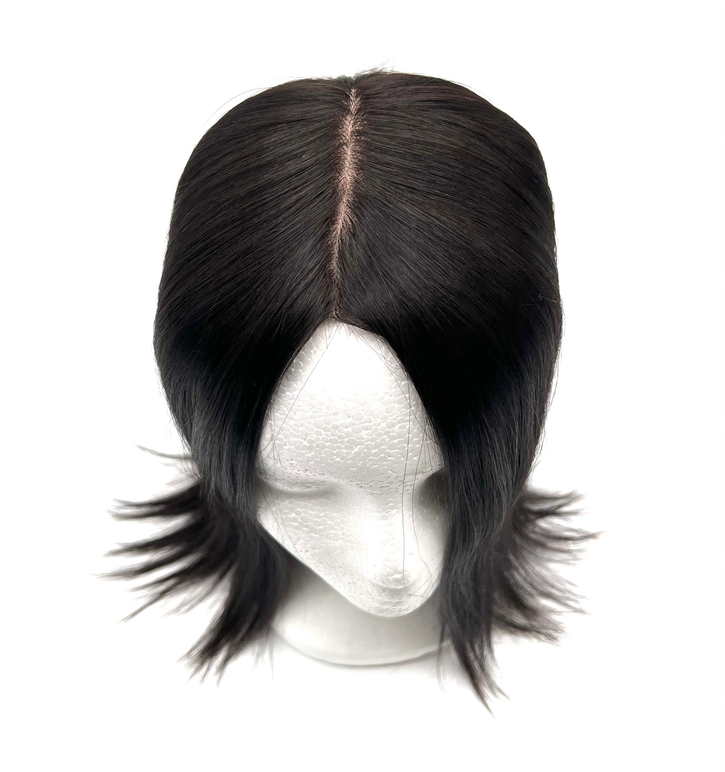 Cuticle Remy Human Hair Toppers Silk Base Women Toupee