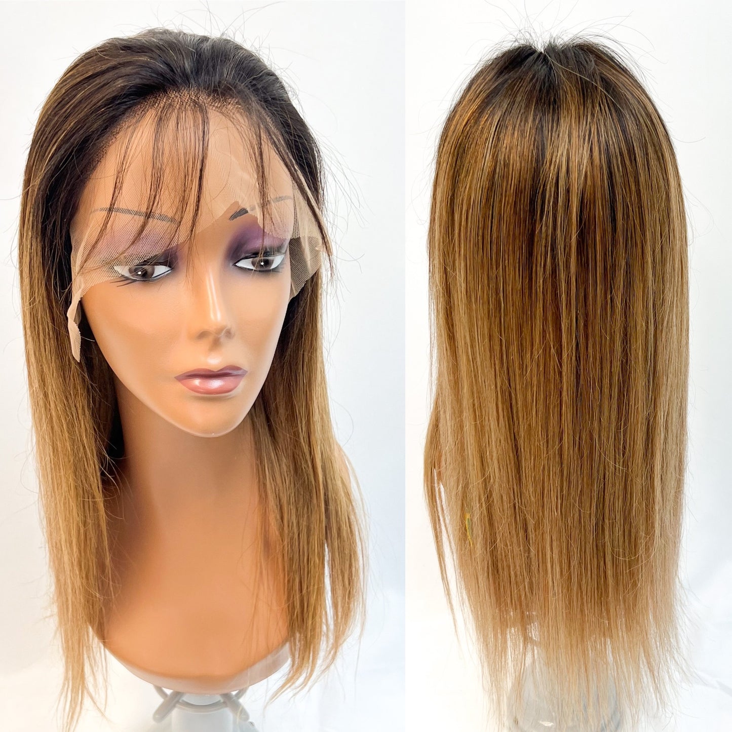 Rio Human Hair Front Lace Wig - GOLD