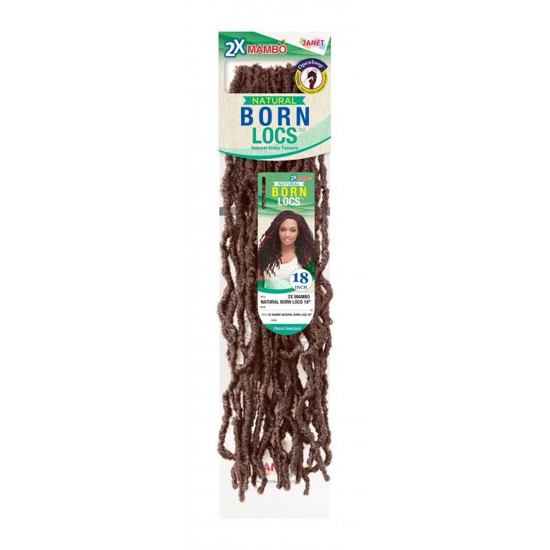Janet Collection 2X Mambo Natural Born Locs 18" - VIP Extensions