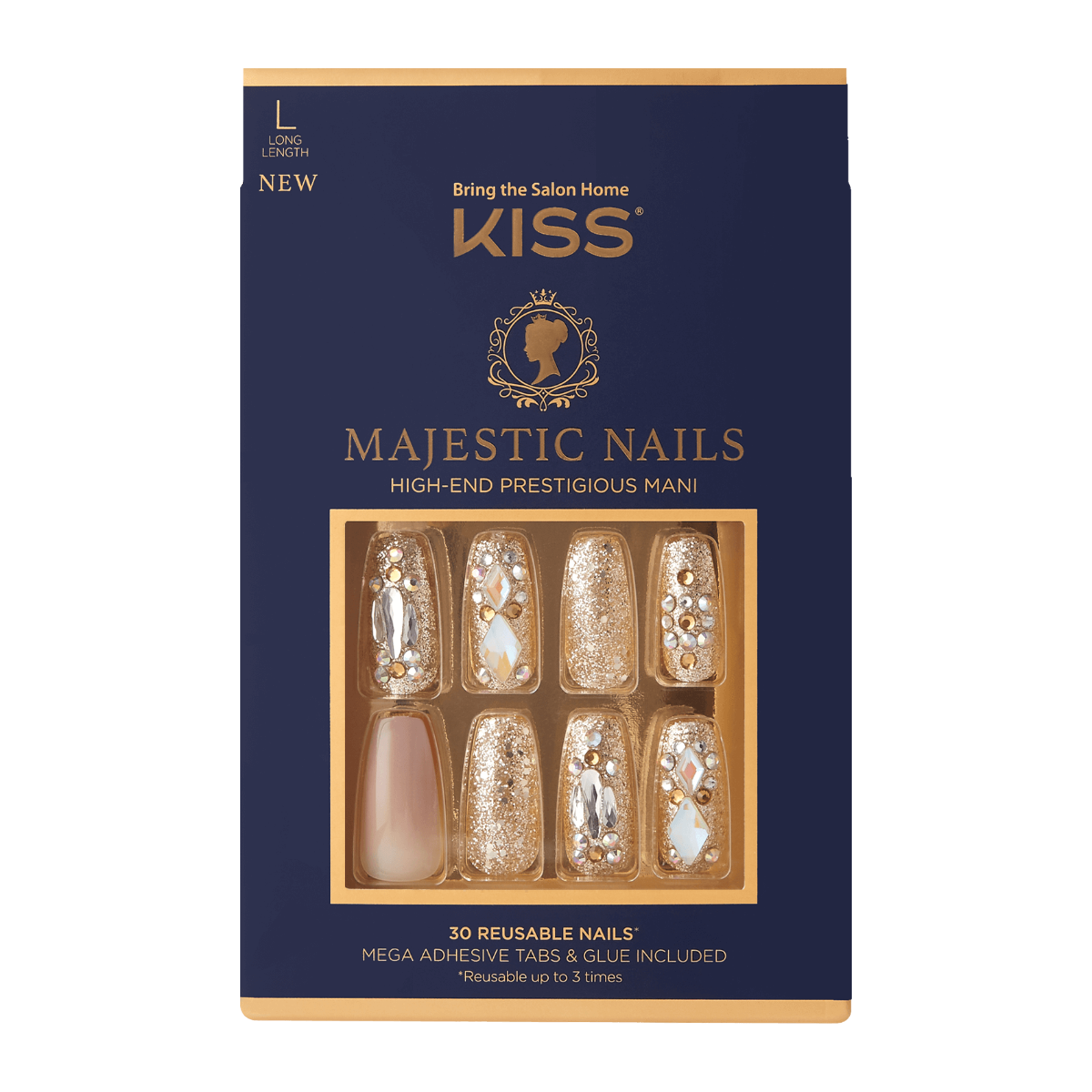 KISS Majestic Nails My Crown - VIP Extensions