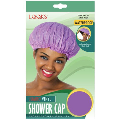 LQQKS Jumbo Vinyl Shower cap - VIP Extensions