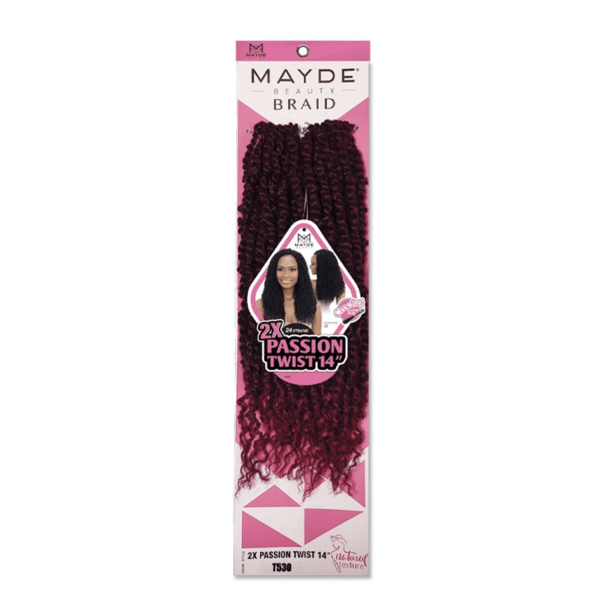 Mayde Beauty Braid 2X Passion Twist 18" - VIP Extensions
