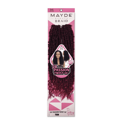 Mayde Beauty Braid 2X Passion Twist 18" - VIP Extensions